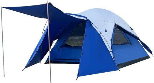 Hupa Gemini 3P Καλοκαιρινή Σκηνή Camping Μπλε με Διπλό Πανί για 3 Άτομα 210x210x145εκ.