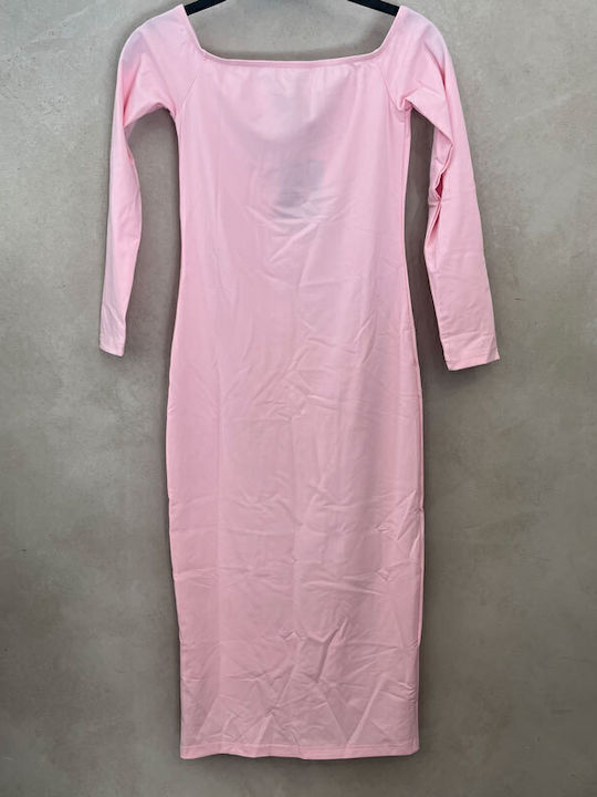 Rochie Midi Roz