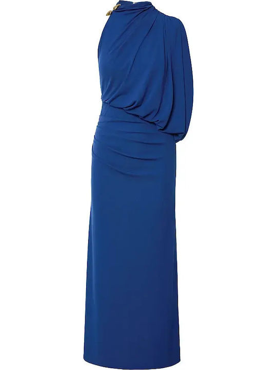 Summer Maxi Dress for Wedding Christening Drape Royal
