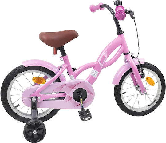 vidaXL 12" Kids' City Bicycle Pink