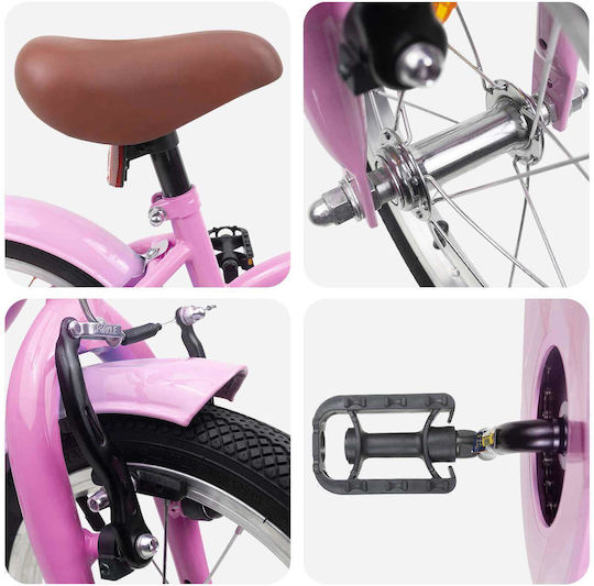 vidaXL 12" Kids' City Bicycle Pink
