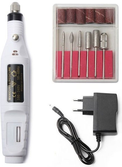 Set Aparat Manichiură Freză Unghii Aspirator Prafului Lampă Uv Albă