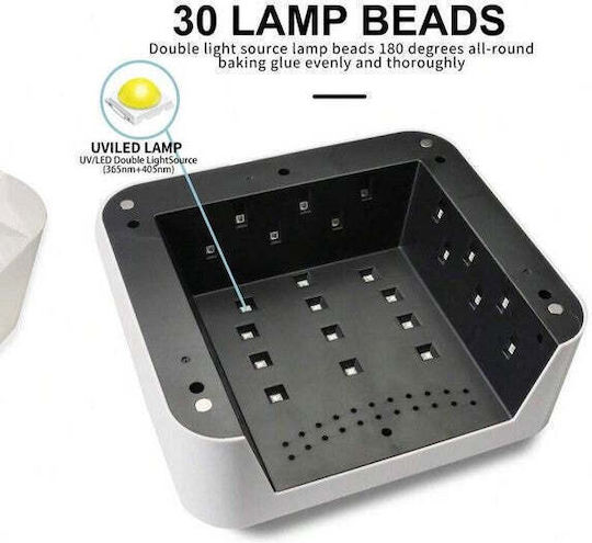Professional Uv Led Lamp – Rechargeable Wireless L13 White 120w