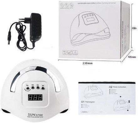 Uv-led Lamp Manicure Pedicure Sun X7 Max 220 W