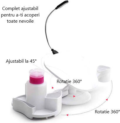 Manicure Stand Led 2in1