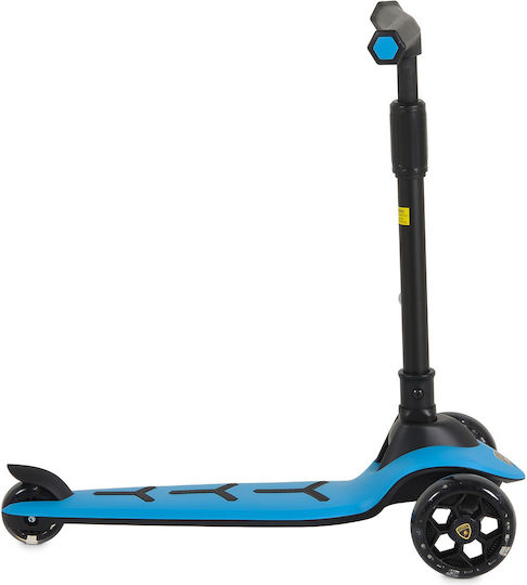 Byox Kids Foldable Lamborghini Pro 3-Wheel Scooter with LED Lighting Blue