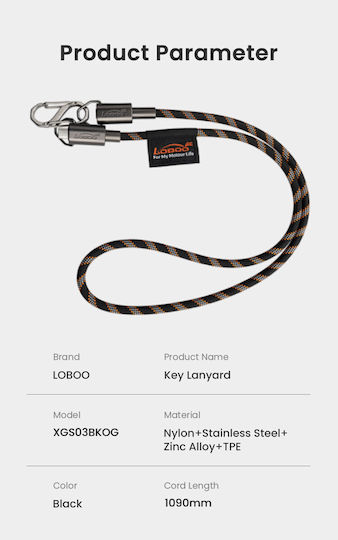 Loboo Usb-c 100w Charging Cable Lanyard