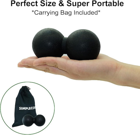 Massagekugel Schwarz 12cm