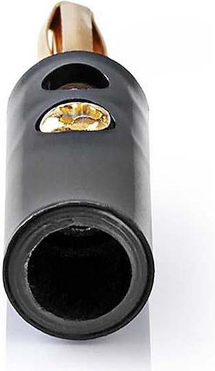 Nedis Plug Banana 4.5 Mm Gold-plated Black Cavc26900bkg