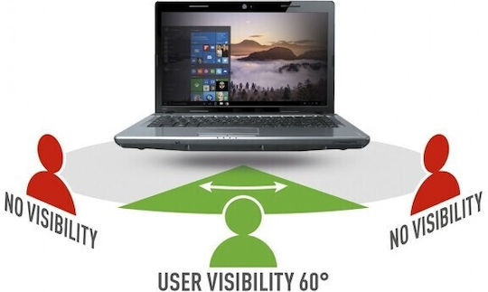 Филтър за поверителност Лаптоп 13 3"-16/9 294x166mm Oem