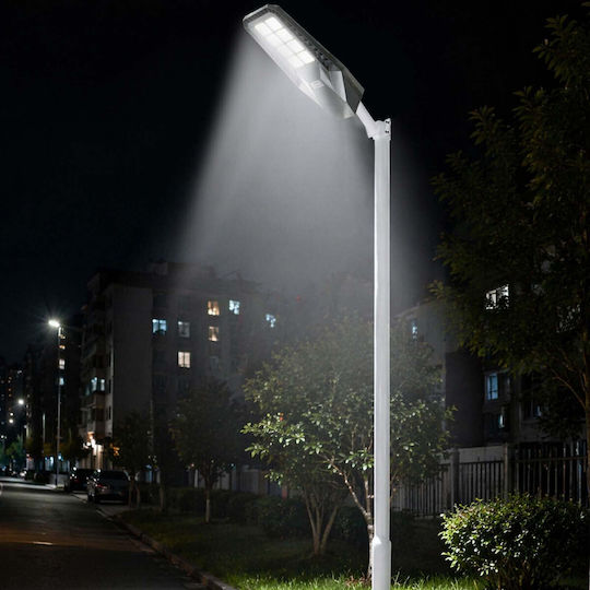 Avizar Led Solar Lamp 8w Motion Sensor 10,000mah Battery Black