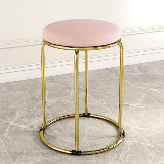 Metallischer Barhocker Rosa