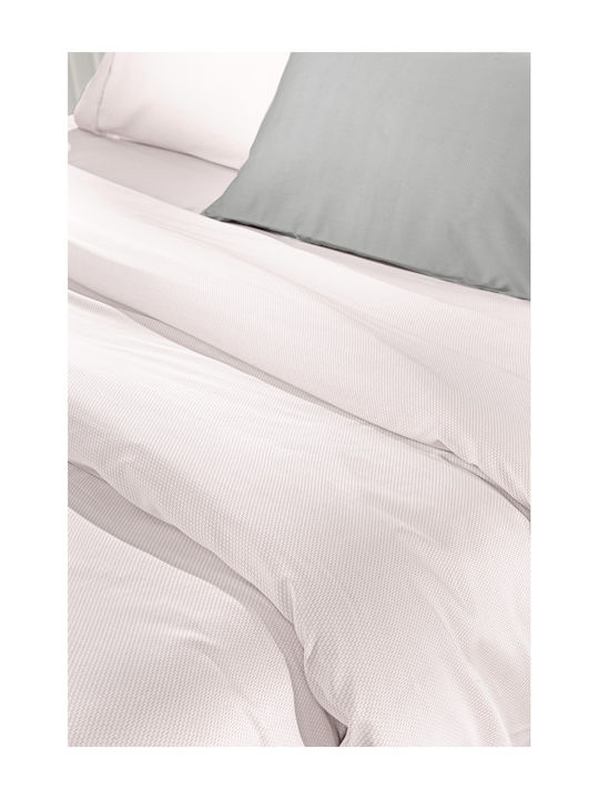 Guy Laroche Minimales Bettlaken Übergröße mit Gummibettlaken 160x200+35cm Perla