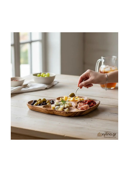 Round Wooden Serving Bowl with 37cm Diameter pl033