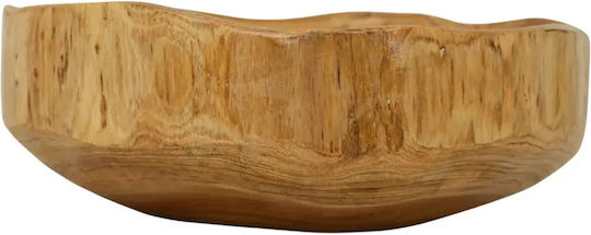 Съд За Сервиране Кръгла Дървена bl699.072