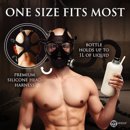 Xr Brands BDSM Mask in Black Colour