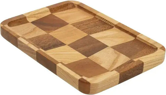 Плитка Правоъгълна Дървена Чиния 20x14см pl00082.001