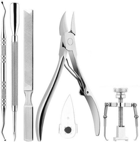 Kesnup Nagelzubehör Pediküre Set Eingewachsene Nägel Pflege 6 Stück