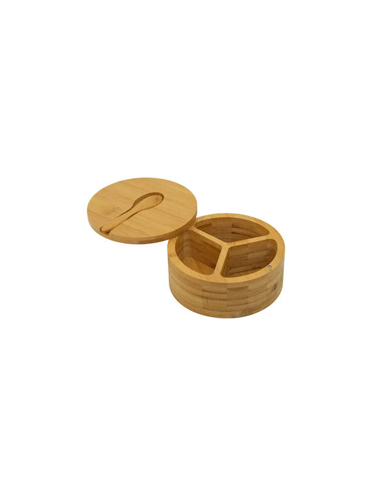 General Use Vase with Lid Wooden ac699