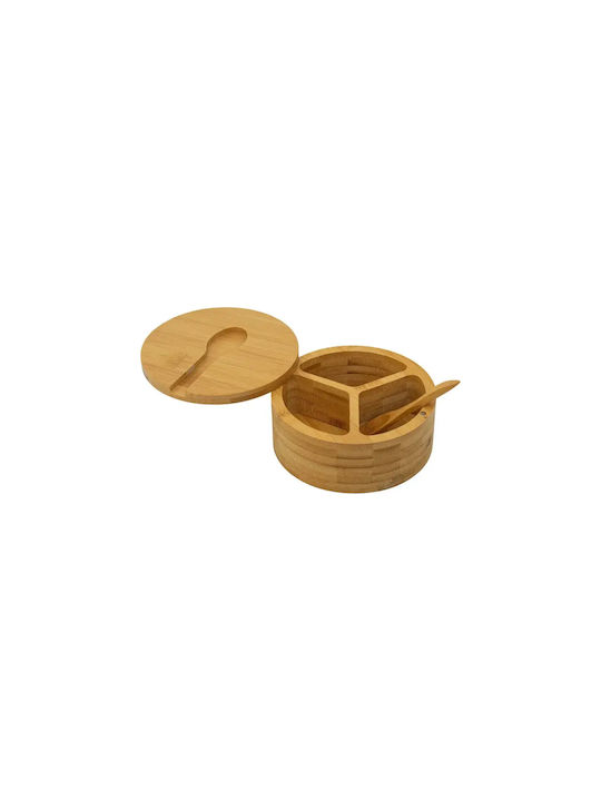 General Use Vase with Lid Wooden ac699