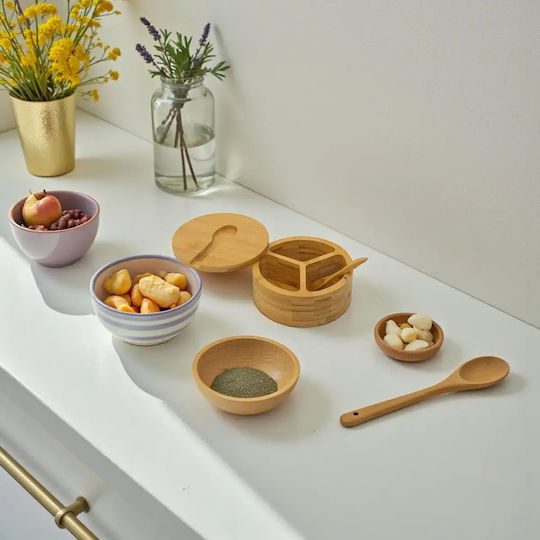 General Use Vase with Lid Wooden ac699