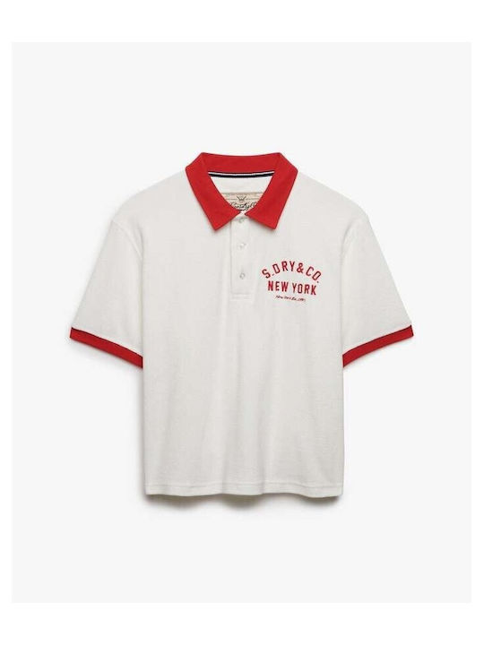 Heritage Women's Sports Polo Blouse Cream
