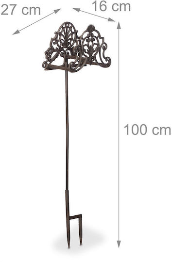 Relaxdays Suport Pentru Plante Roz 100x27x16 cm