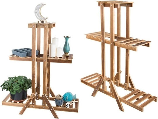 Wooden Brown Plant Stand