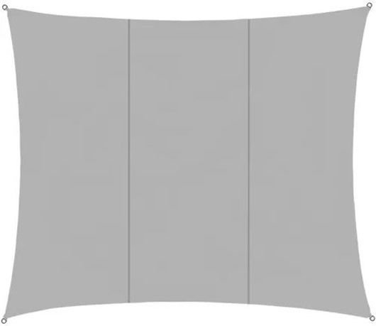 Ορθογώνιο Πανί Σκίασης Γκρι 3x4m 120gr/m²