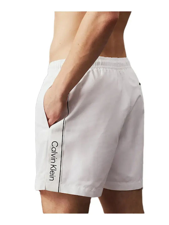 Costume De Baie Bărbați Pantaloni Scurți Albi Cu Dungi