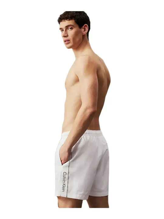 Costume De Baie Bărbați Pantaloni Scurți Albi Cu Dungi