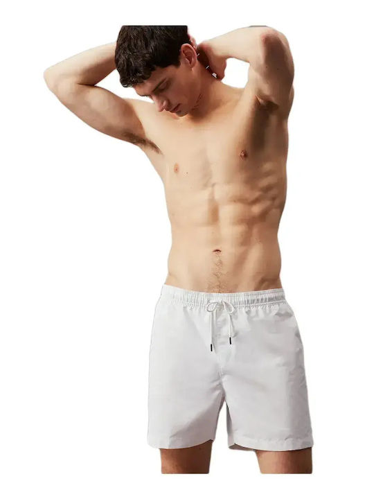 Costume De Baie Bărbați Pantaloni Scurți Albi Cu Dungi