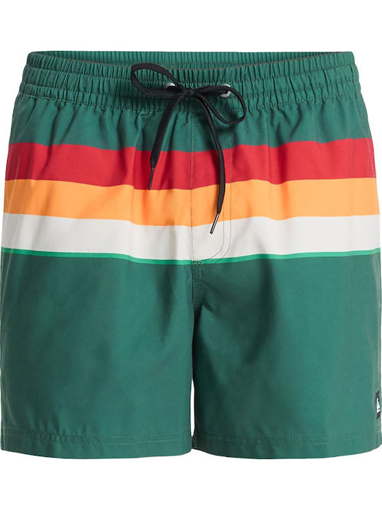 Everyday Men's Swim Shorts Green with Patterns
