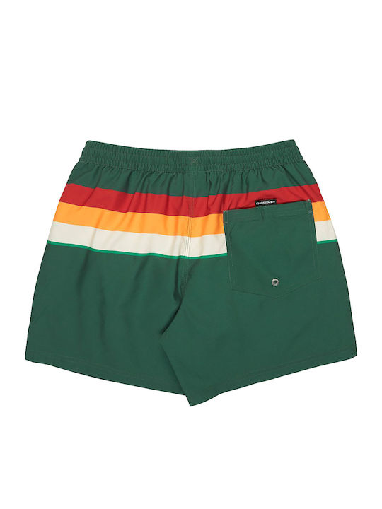 Everyday Men's Swim Shorts Green with Patterns