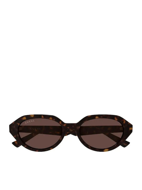 Gucci Sunglasses Brown with Horn-Rimmed Frame Gucci Sunglasses Brown with Horn-Rimmed Frame