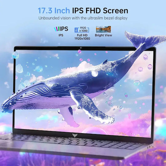 Acemagic 17.3" FHD (Ryzen 3-4300U/16GB/512GB SSD + 16GB SSD/W11 Pro) (International English Keyboard)