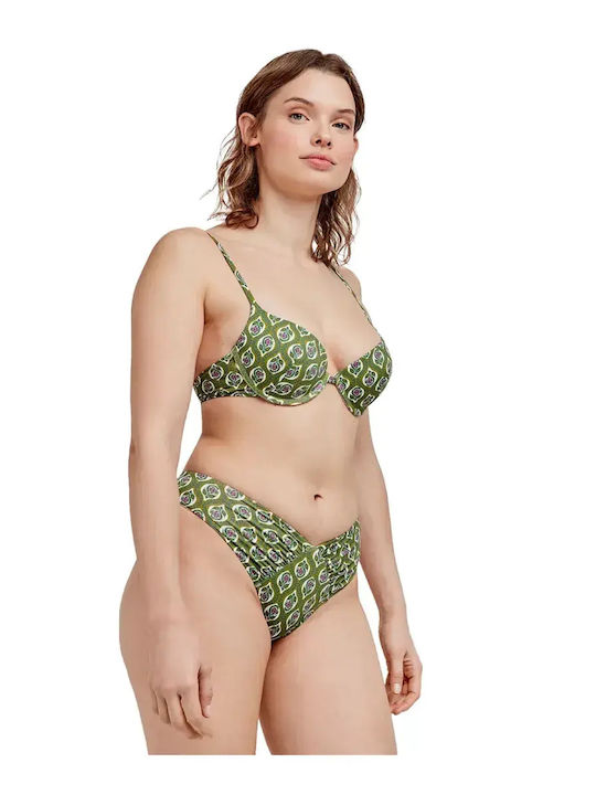 Padded Underwire Bikini Bra Multicolour 2/30203-Top