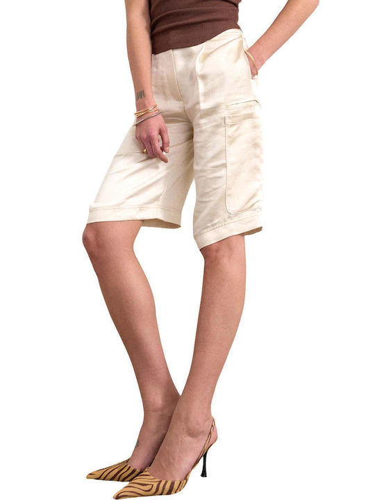 Damen Bermudas Cargo Rosa