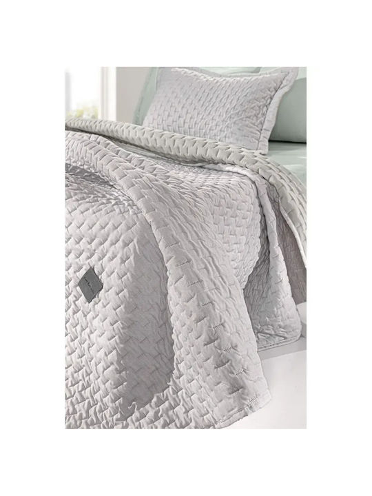 Guy Laroche Arden Tagesdecken King Size Mikrofaser Tabak 250x240cm 2Stücke