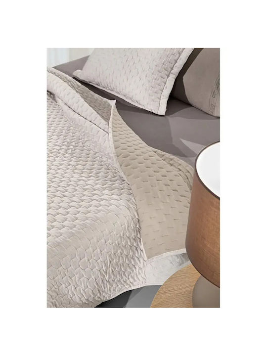 Guy Laroche Arden Tagesdecken Set Halbdoppel Microfiber Natürliche 180x240cm 2Stücke