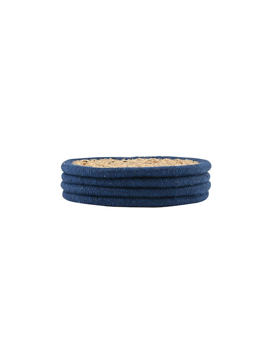 Estia Gaia Σουβέρ Ξύλινο Μπλε 12x12cm 4τμχ Estia Gaia Σουβέρ Ξύλινο Μπλε 12x12cm 4τμχ