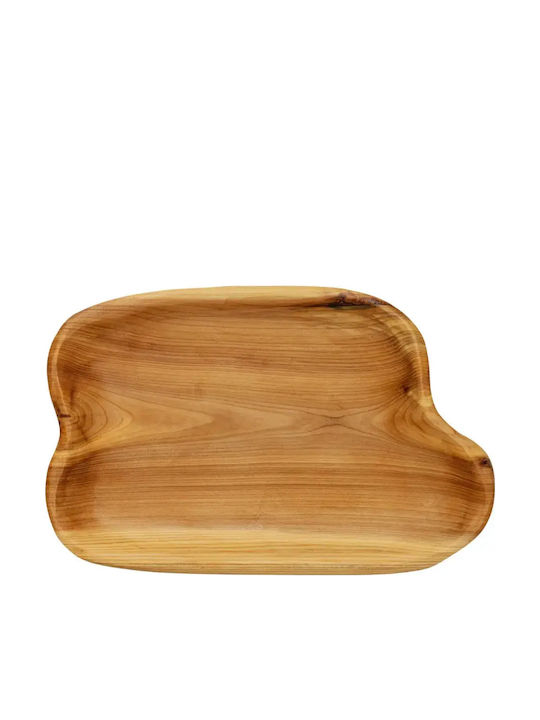 Piață De Servire Din Lemn Bej 35x23cm pl624.020