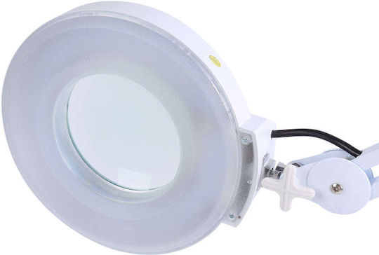 Professional Cosmetic Led Lamp Magnifier Cool Light 5x Wheels