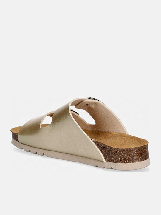 Josephine Flache Damen Sandalen Gold