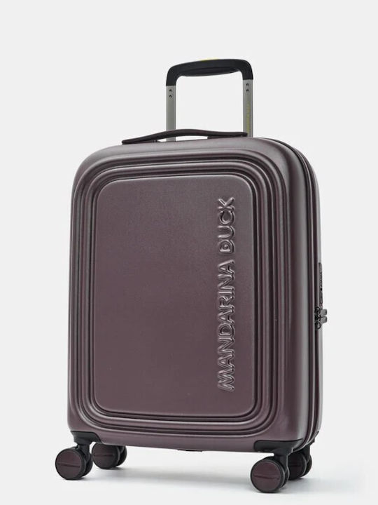 Mandarina Duck Valiză De Călătorie De Cabină Tough Choco Ice Cu 4 Roți Înălțime 55 Cm