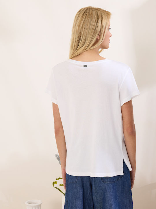 Γυναικείο T-shirt Λευκό