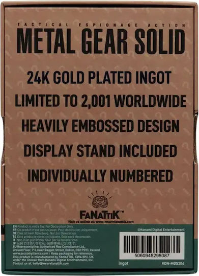 FaNaTtik Gear Solid 2 Ingot Stand 9cm