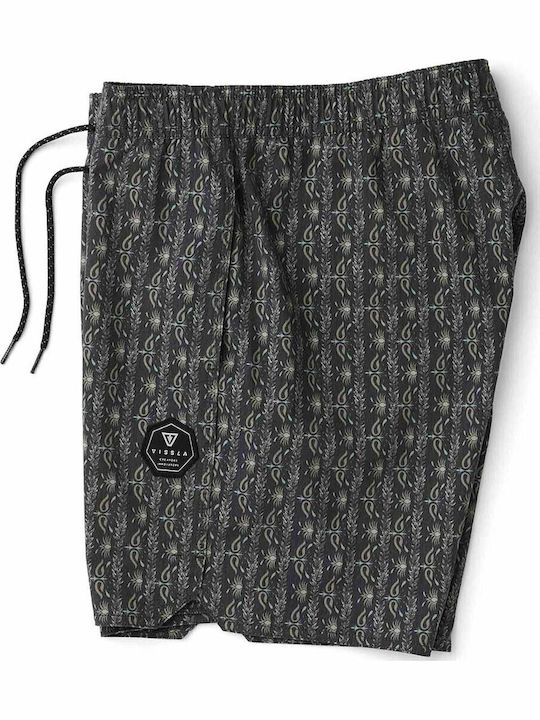 Men's Swimwear Bermuda Anthracite With Patterns