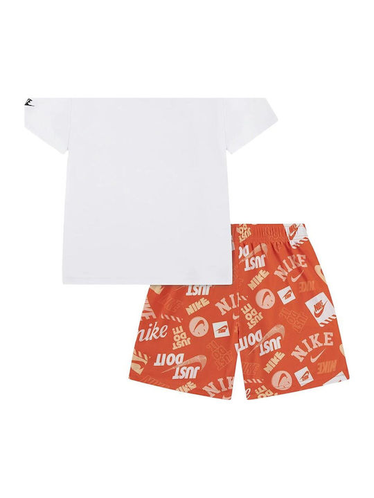 Nike Set Portocaliu 2 Bucăți