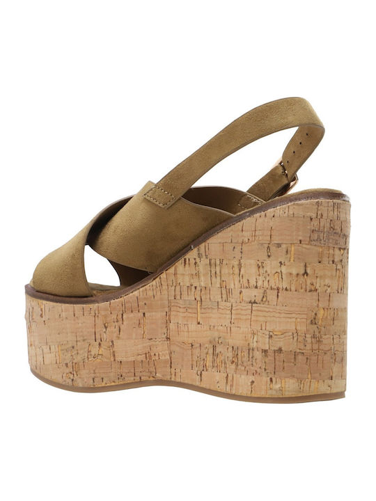 Summer Women's Platforms Tabac Brown